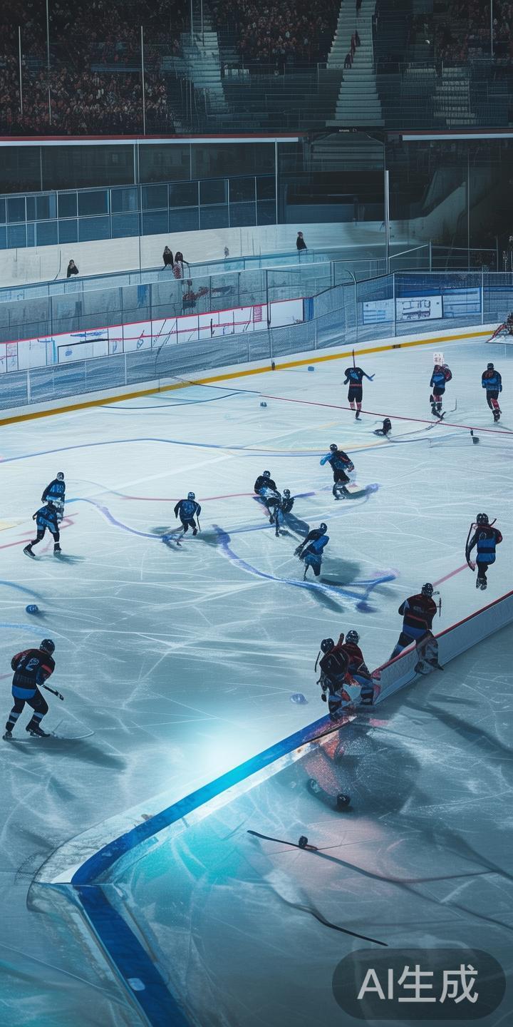 在冰球突破中，场地的布局和使用的道具都能极大影响比